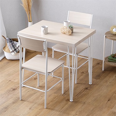 BFR-3■さわやかな背もたれ付きオシャレダイニング3点セット