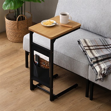 自在に使える 木目調サイドテーブル