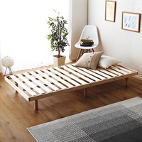 HO-L01S■北欧インテリア　天然木すのこベッド　シングル【ヒュッゲ-Hygge-】