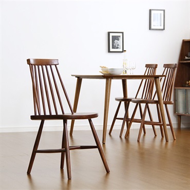 SH-01EGL-CHC■ダイニング【Egill-エギル-】ダイニングチェア2脚セット（コムバックチェアタイプ）