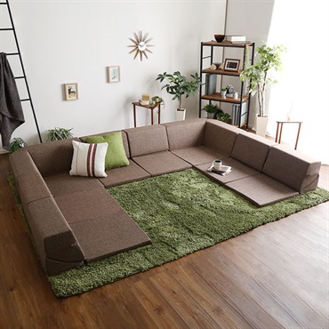 SH-07-RCLS-2SET■レイアウト自由 日本製　 コーナーローソファ フロアタイプ  【Linum-リナム- 2SET 】