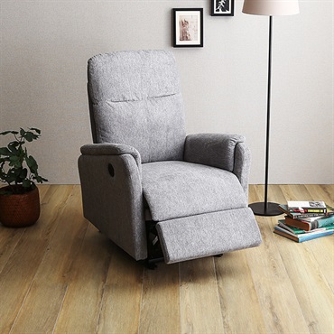 SH-24-ESF-1■温かみのあるファブリック　1人掛け電動リクライニングソファ