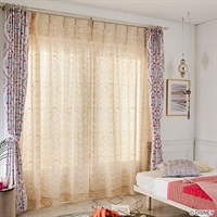 DISNEY/ディズニー　シアーカーテン　100×133cm×1枚【PRINCESS/Magic lamp voile　プリンセス/マジックランプボイル】