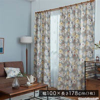 DISNEY/ディズニー　ドレープカーテン　100×178cm×1枚【TINY FLOWER　タイニーフラワー】