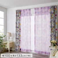 DISNEY/ディズニー　シアーカーテン　100×133cm×1枚【PRINCESS/See the light voile　プリンセス/シーザライトボイル】