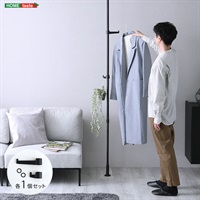 つっぱりポールハンガー　フック大小1個セット