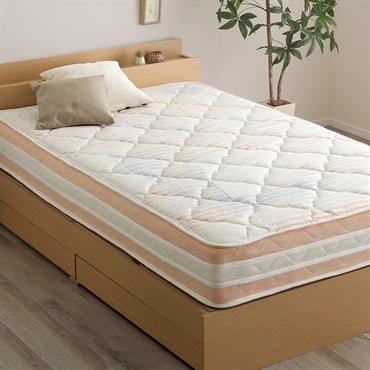 日本製ポケットコイルデザインマットレス【mornisha-モニーシャ-】(ダブル)