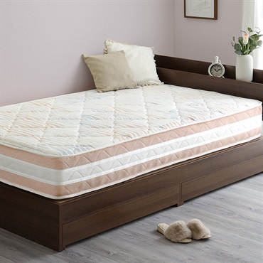 日本製ポケットコイルデザインマットレス【mornisha-モニーシャ-】(セミダブル)