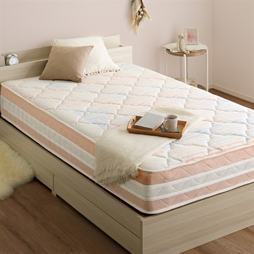 日本製ポケットコイルデザインマットレス【mornisha-モニーシャ-】(シングル)