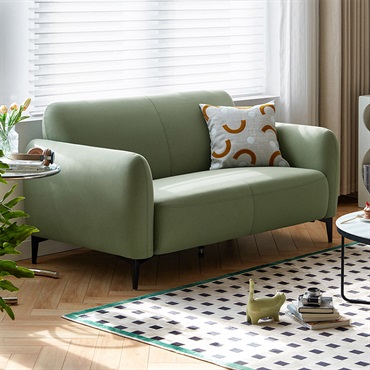 スチールS字スプリング構造ソファ 2人掛け