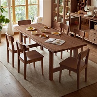 無垢材ダイニングテーブル＆チェア7点セット 180cm