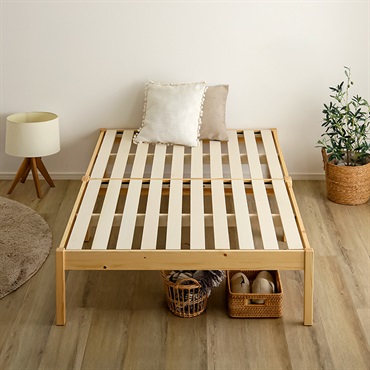 2分で完成！組立簡単ベッド ハイタイプ【Trans-トランズ-】(ダブル)