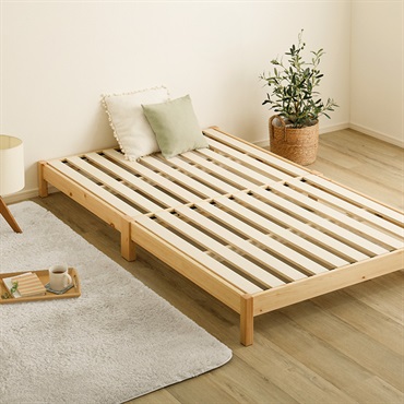 2分で完成！組立簡単ベッド【Trans-トランズ-】(セミダブル)