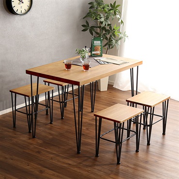 VDS-5■ヴィンテージダイニング5点セット【Umbure Cinq-ウンビュレサンク-】