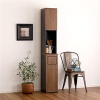 ヴィンテージ　ごみ箱一体型食器棚　ごみ箱1つタイプ